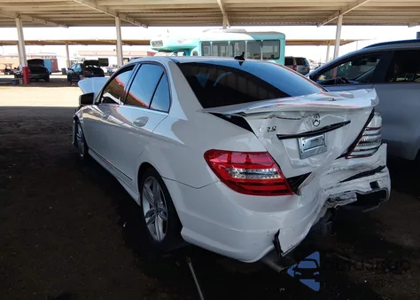 2014 Mercedes-Benz C 250 Sport from USA, damaged, VIN WDDGF4HB4EA960956